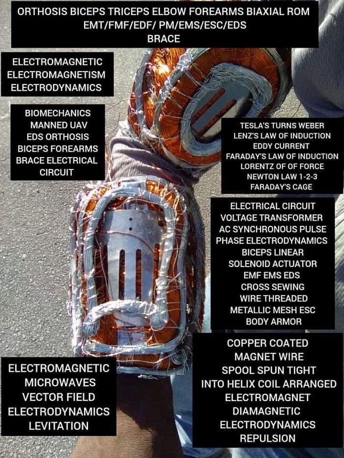 Claims:1 FLYMORTON characterized as a wearable biofringent biomechanical biometric range electronic telescopic cylindrical body armor, subject not limiting to additional system or structure Claims:2 FLY MORTON characterized as in wearable electric battery,  powered ELECTRONIC biometric telescopic BODY ARMOR, subject not limiting to additional system or structure, Claims:3 FLY MORTON characterized as in wearable Electronic body armor accessory functional likeness as an solenoid push pull electromagnetically body armor alongside the human users biometric range,   Claims:4 FLY MORTON wearable body armor can be related as an electronic robotic linear actuator motor subject not limiting to additional system or structure, Claims:6 FLY MORTON characterized as in wearable motor power pyroelectric singing percussion electric energy power body armor generator, Functional likeness as an vibraphone motor power armature rotations speeds of Mach sonic rotations per minute drumming against a crystal enclosed between the metalloid body armor, subject not limiting to additional system or structure,  Claims:7 The FLY MORTON metalloid vibrating  bio mechatronic body armor purpose to generate a controlled magnetic field through a copper wire coil spun into a tightly packed helix, coated  arranged between two parts to produce an electrostatic field, The electrical force of induction coil producing high-frequency charged, rectified direct phase wire produces alternating currents electromagnetic pulse type modulated by sensory switch phase 2, subject not limiting to additional system or structure, Claims:8 FLY MORTON characterized as in wearable Magnetic refrigeration body armor microfluidic technology based on the magneto caloric effects fluids repeatedly exposing a magneto caloric material as in magnetic field. By oscillating, the gadolinium alloy heats up, then cools as it passes through a gap in the field. In turn, cooling the water that surrounds it as it makes its trip within the microfluidic body armor chip chamber causing the refrigerant cooling them to change from a gas to liquid. This process, called evaporation, cools the surrounding area and produces the desired effect. When you release the contents into the lower pressure open space, it turns from a liquid to a gas. FLYMORTON characterized as in wearable body armor subject not limiting to additional system or structure, Functional likenesses as an atmospheric water generator, the FLY MORTON wearable body armor is a device that extracts water from humid ambient air. Water vapor in the air can be extracted by heating a cooling an environment of air below its dew point develops ice melting chamber. Subject not limited to additional system or structure, CLAIMS:9 FLY MORTON characterized as in wearable telescopic gauntlet is designed to render the water portable Storage Operates under the functional likenesses as in  HFSSTC Tesla electronic candle plasma Subject not limited to additional system or structure, CLAIMS:10 FLY MORTON characterized as in wearable electric battery powered functional likeness as an Telescopic biometric range stacked singing metalloid type xylophone percussion body armor that generates an electromagnetic field functional likeness as commutator c-frame motor orthosis biometric range BIOFRINGENT  biaxial cage armature ROM cage rotor linear motor cylindrical bomb sampler body armor bleeder magneto caloric paramagnetic combustible thermodynamics HFSST(R) ion engine Rc rocket subject not limited to additional system or structure